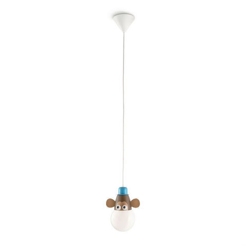 Philips - Lámpara colgante para niño-Philips-MONKEY - Suspension Singe Ø15,5cm | Lustre et plaf